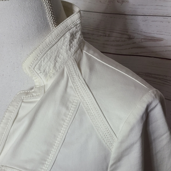 White House Black Market Jackets & Coats Whbm 34 Sleeve White